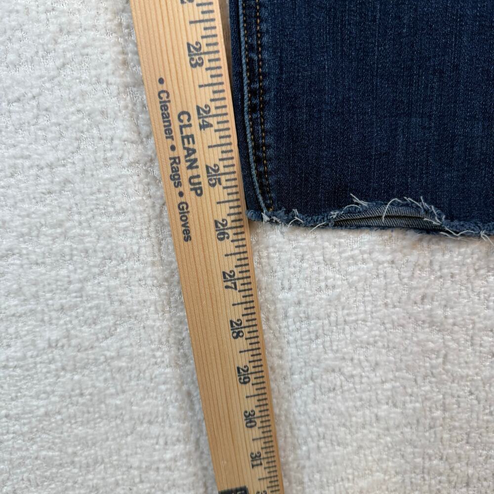 Seven7 high rise slim straight womens jeans size 6 dark wash - Picture 7 of 12